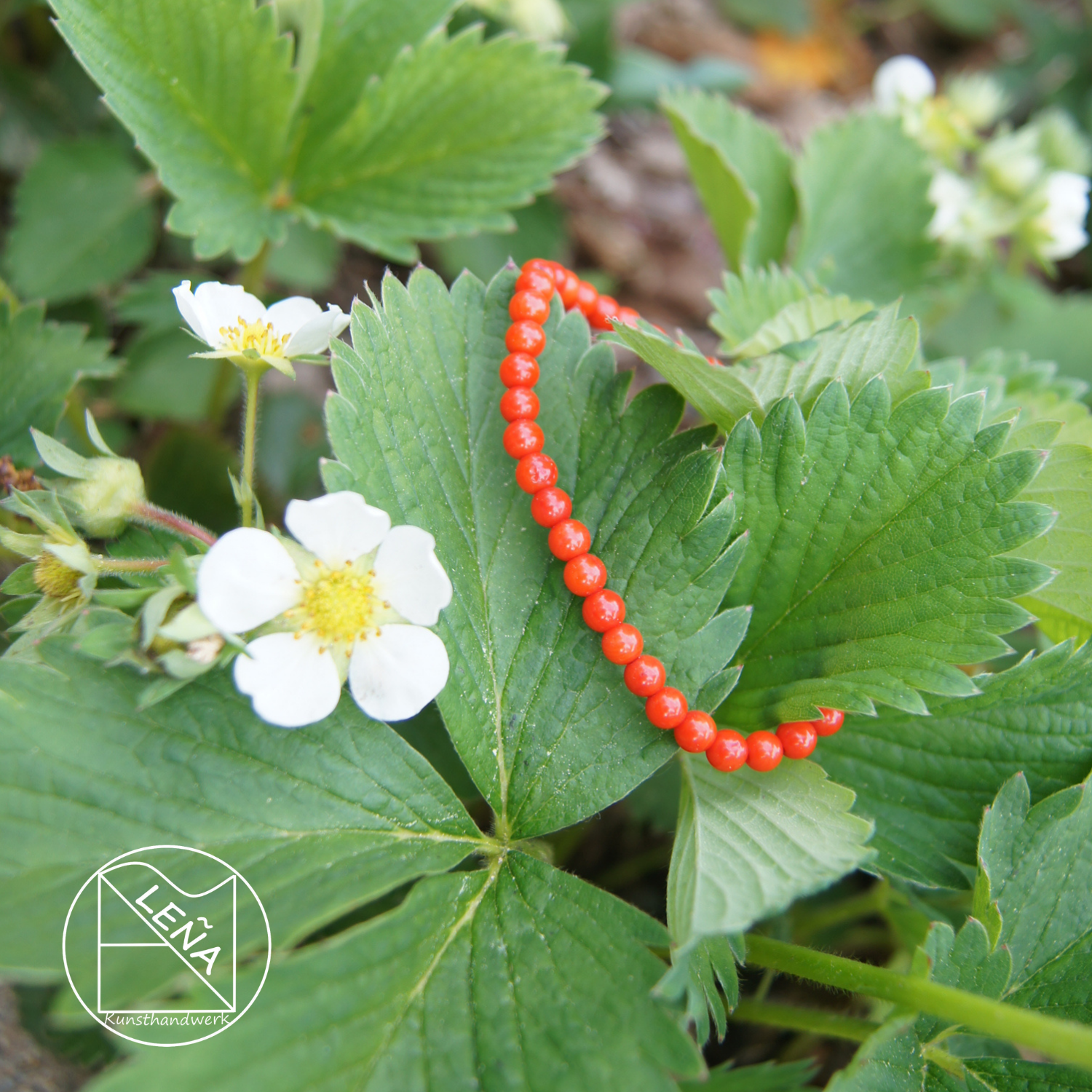 dezentes Korallen Armband