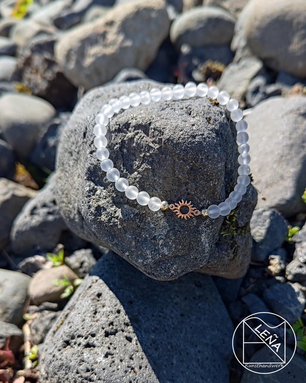 sonniges Bergkristall Armband