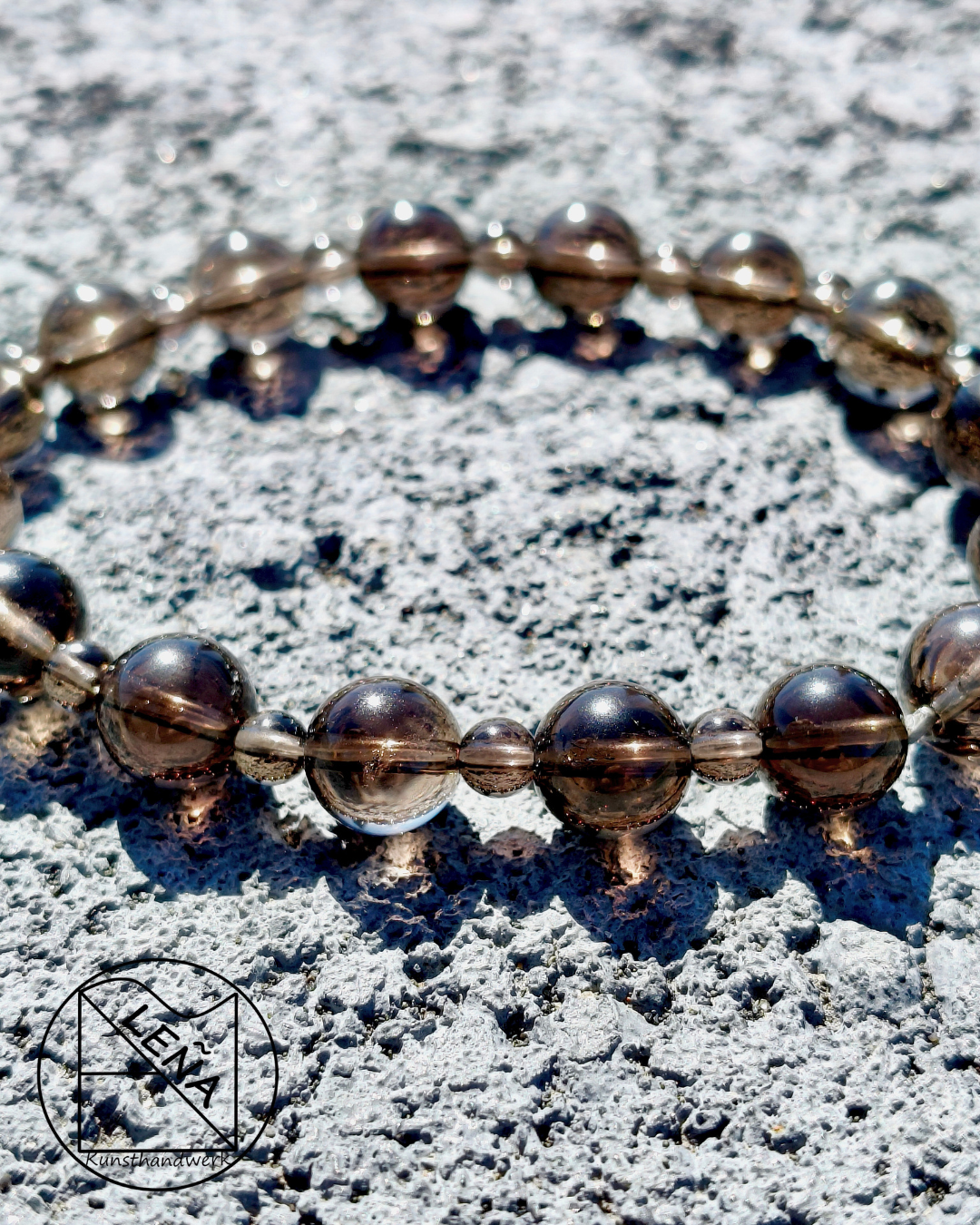Rauchquarz Armband